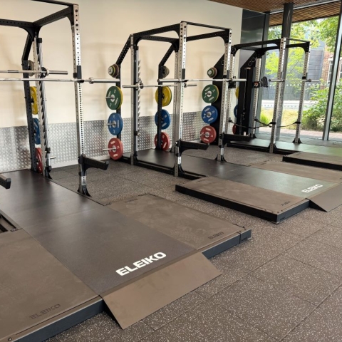 Eleiko Gym platforms on Ravelin Sports Centre