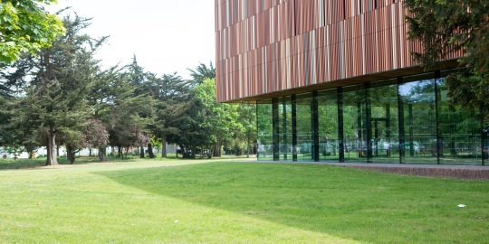 External shots of Ravelin Building, new sports facility