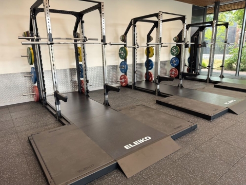 Eleiko Gym platforms on Ravelin Sports Centre
