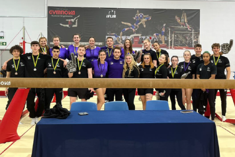 Team UOP gymnastics and trampolining