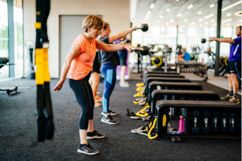 Gym group training