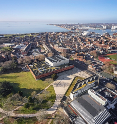 Aerial Photo of Ravelin Sports Centre
MUST CREDIT: Hufton and Crow