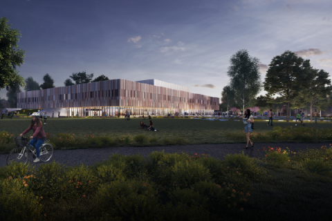 Artist impression of Ravelin Sports Centre