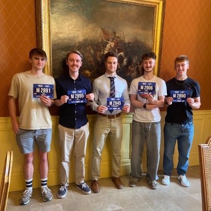 Team UOP team with their numbers