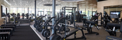 Long shot of weights section in fitness suite
Ravelin Internal Photos