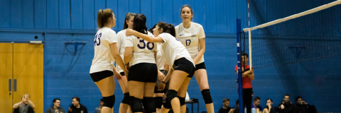 volleyball club celebrating