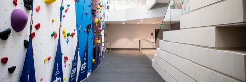 Ravelin Centre Interior Climbing and Bouldering Wall