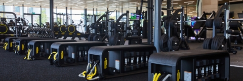 Resistant Band Benches in fitness suite
