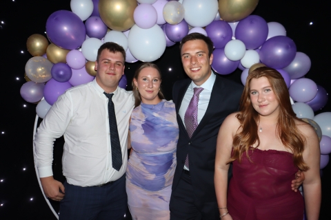 Students celebrating at Sports Awards 2025