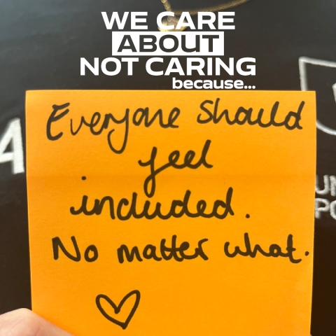 Everyone should feel included no matter what