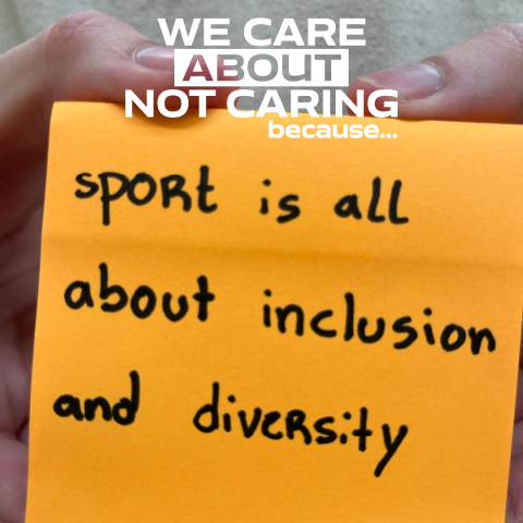 sport is all about inclusion and diversity