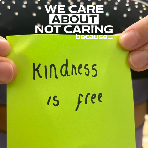 Kindness is free