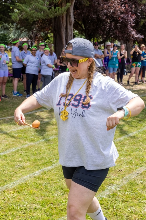 Staff Sports Day 2025 Egg and spoon race