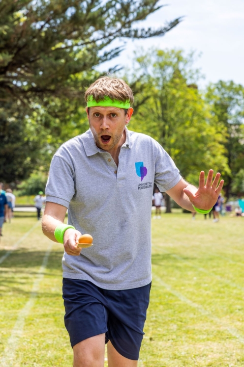 Staff Sports Day 2025 Egg and spoon race