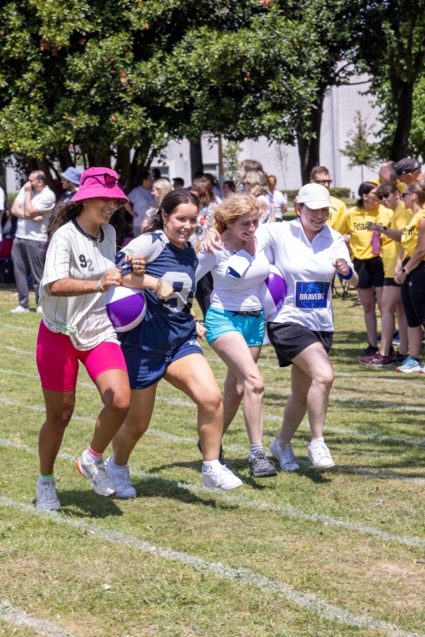 Staff Sports Day 2025 beach ball race