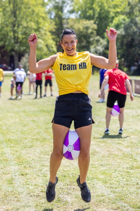 Staff Sports Day 2025 Frog Ball race