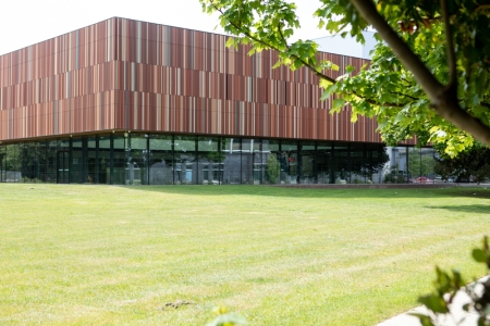 External shots of Ravelin Building, new sports facility
