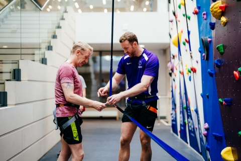 Ravelin staff - climbing